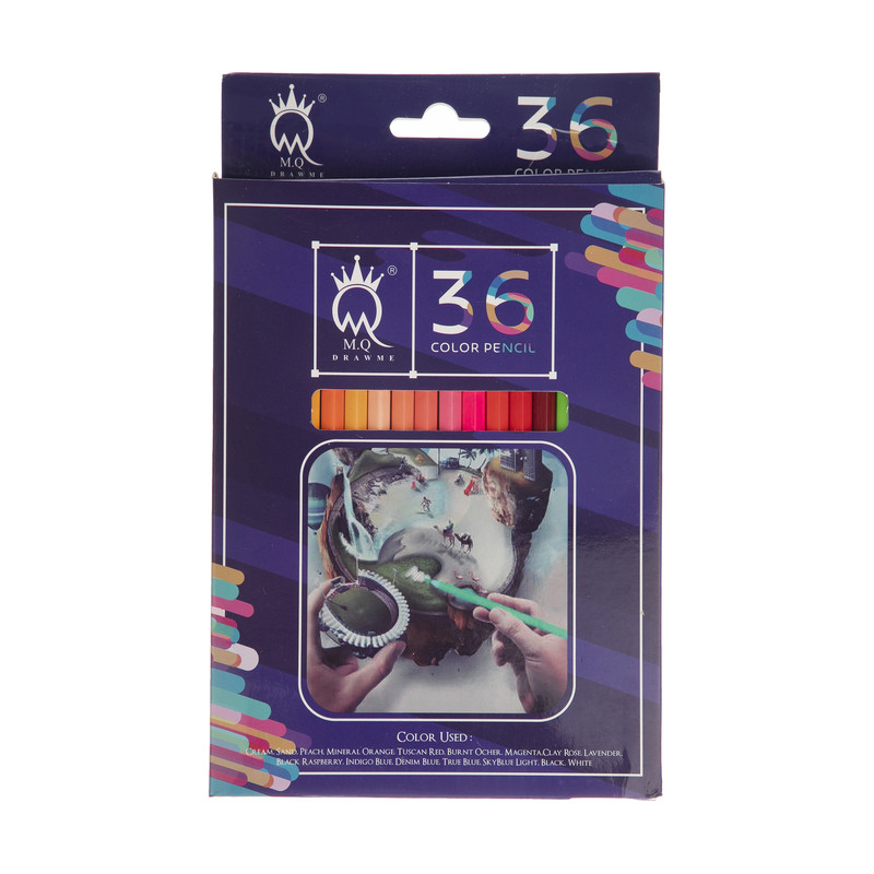 مداد رنگی 36 رنگ ام کیو مدل MQ-00036G